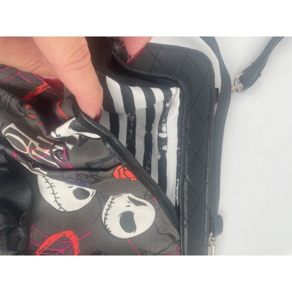 "Nightmare Before Christmas" Crossbody Bag Goth Grunge Small Halloween Handbag - Picture 2 of 8